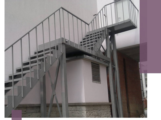 Монтаж пожарных лестниц под ключ в Мытищах с гарантией качества