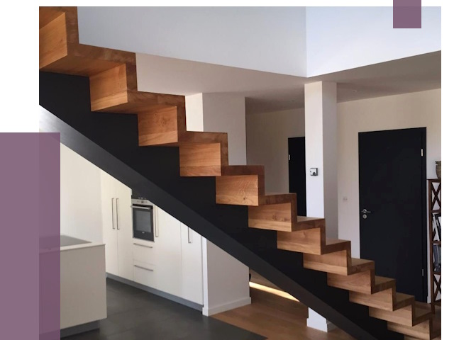 Изготовление деревянных лестниц в Мытищах от 86318 руб. | ПРОЛЁТ-Мтщ