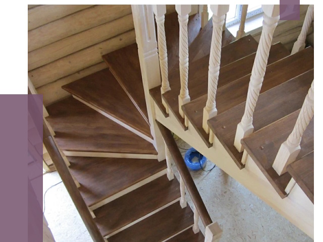 Реставрация деревянных лестниц в Мытищах от 4265 руб.