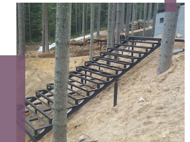 Монтаж металлических лестниц в Мытищах от 13455 руб. 