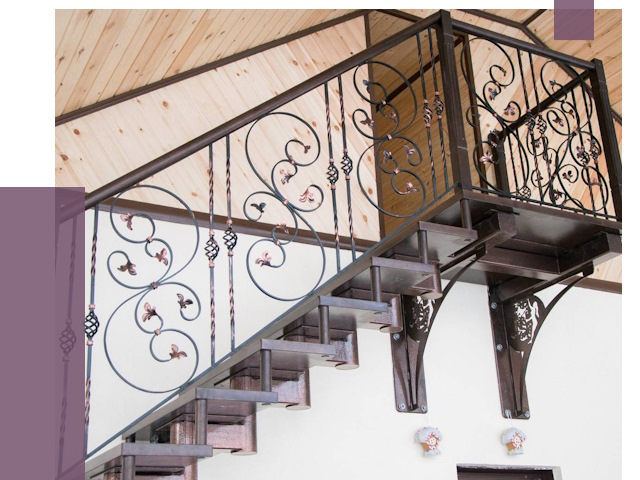 Кованые лестницы в Мытищах от 79209 руб. под ключ