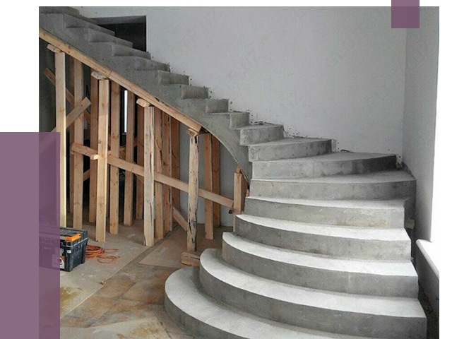 Изготовление бетонных лестниц под ключ в Мытищах от 19802 руб. | ПРОЛЁТ-Мтщ
