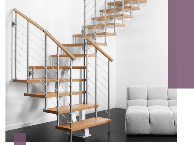 Модульные лестницы под ключ в Мытищах — монтаж и изготовление