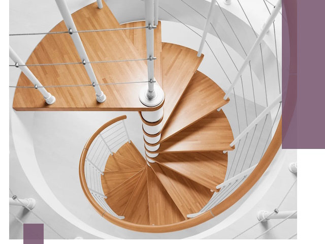 Изготовление винтовых лестниц под ключ в Мытищах