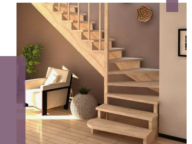 Изготовление Г-образных лестниц в Мытищах от 18787 руб. 