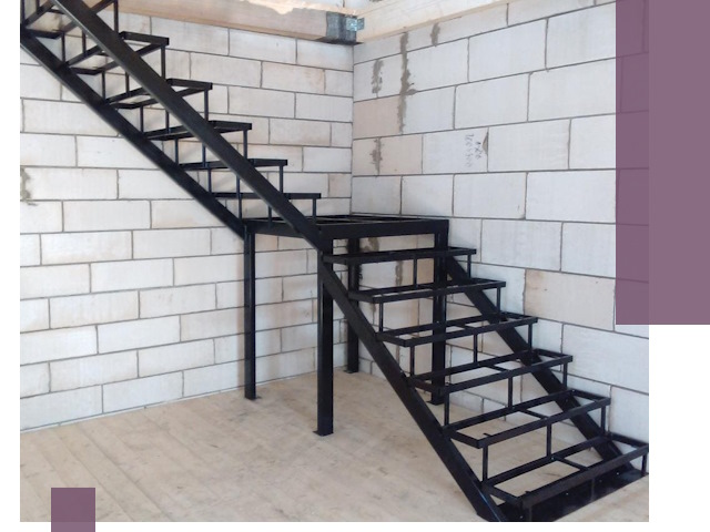 Лестницы на металлокаркасе под ключ в Мытищах — изготовление и монтаж