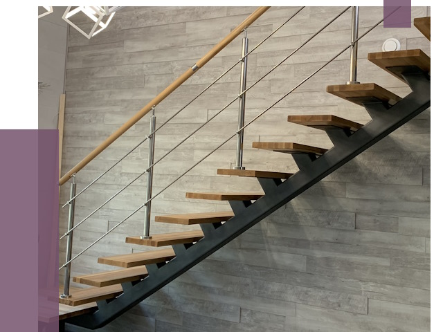 Изготовление лестниц на монокосоуре в Мытищах от 75655 руб. 