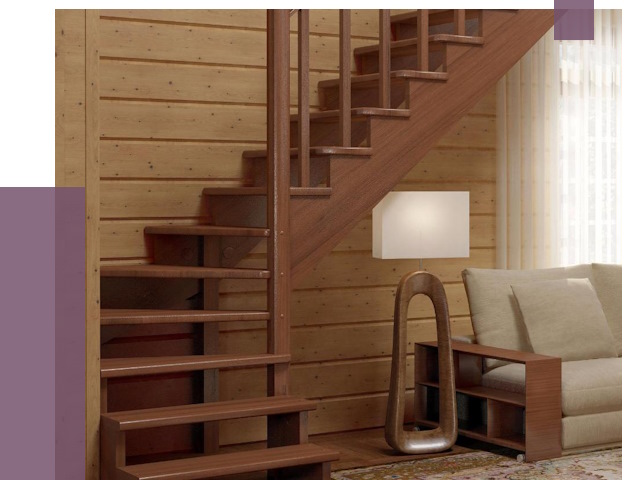 Лестницы эконом класса в Мытищах от 18127 руб. бюджетные решения