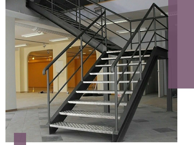 Лестницы для офиса в Мытищах: изготовление, монтаж, демонтаж