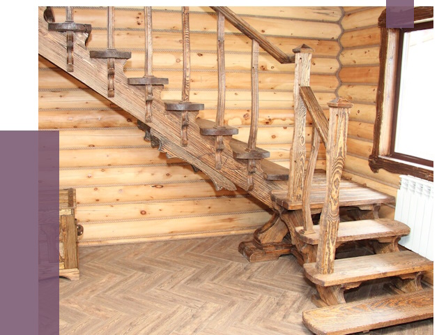 Лестницы в баню в Мытищах от 18990 руб. — изготовление | ПРОЛЁТ-Мтщ