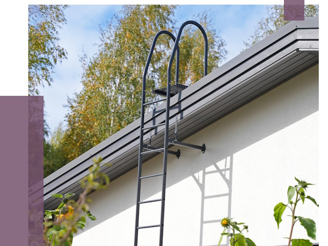 Лестницы на крышу в Мытищах от 18990 руб. — монтаж и монтаж ПРОЛЁТ-Мтщ