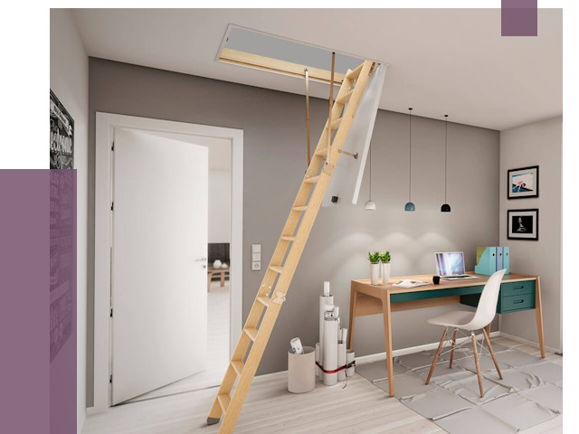 Чердачные лестницы в Мытищах — от 14471 руб. | ПРОЛЁТ-Мтщ