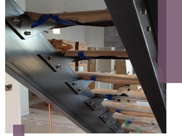 Усиление лестничных конструкций и усиление опор в Мытищах