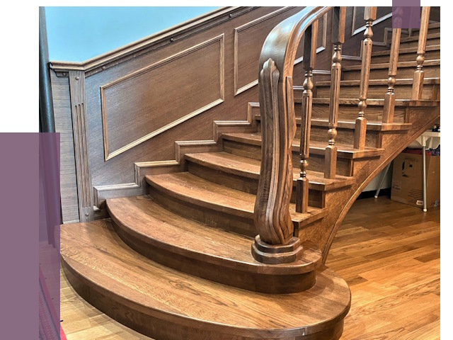 Дубовые лестницы под ключ в Мытищах от 175174 руб. — ПРОЛЁТ-Мтщ