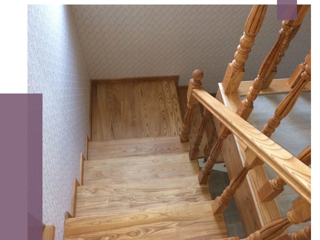 Сосновые лестницы в Мытищах под ключ от 8022 руб.  | ПРОЛЁТ-Мтщ