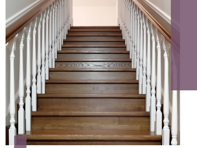 Лестницы из ясеня на заказ в Мытищах — изготовление и монтаж