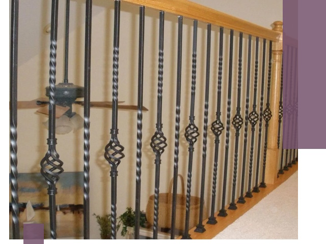 Изготовление и монтаж кованных перил в Мытищах под ключ