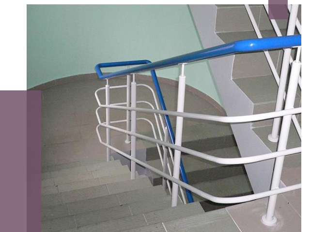 Перила в подъезде в Мытищах — установка и замена от 7362 руб. | ПРОЛЁТ-Мтщ