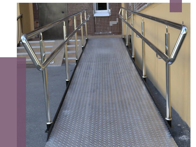 Пандусы в Мытищах от 12186 руб. — установка для инвалидов | ПРОЛЁТ-Мтщ