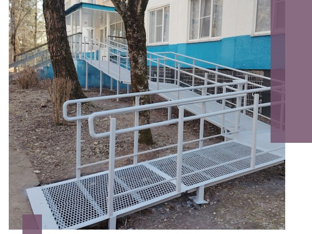 Пандусы под ключ в Мытищах: изготовление, монтаж и демонтаж