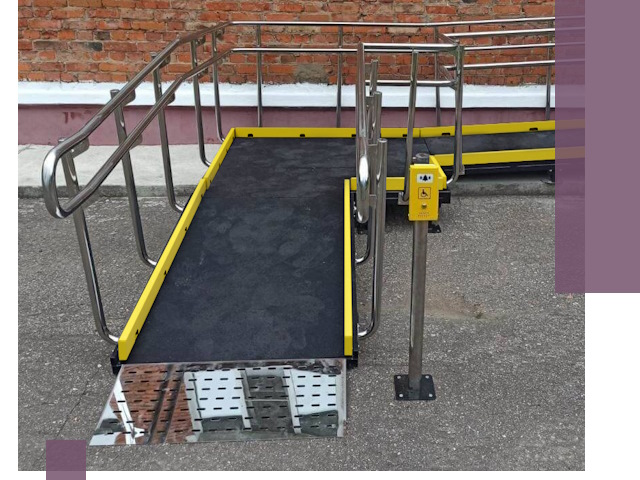 Изготовление наклонных пандусов для инвалидов в Мытищах