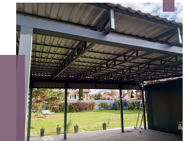 Монтаж навесов в Мытищах от 7312 руб. — установка навеса | ПРОЛЁТ-Мтщ