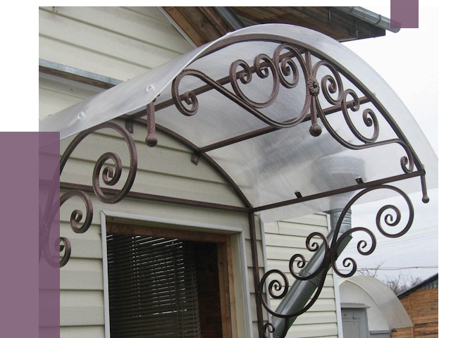 Изготовление козырьков в Мытищах от 7312 руб. — заказать | ПРОЛЁТ-Мтщ