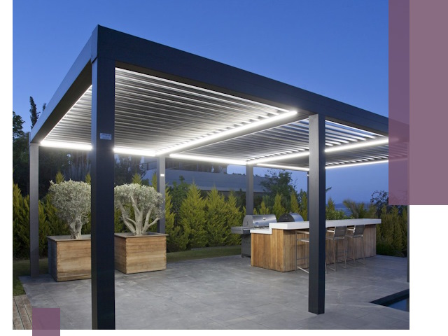 Навесы отдельно стоящие под ключ в Мытищах из металла и поликарбоната