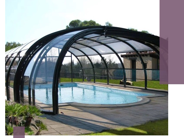 Навесы для бассейна в Мытищах: изготовление и монтаж под ключ