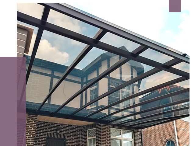 Навесы из поликарбоната в Мытищах от 8551 руб. под ключ — ПРОЛЁТ-Мтщ