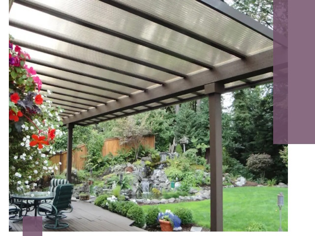 Навесы из поликарбоната под ключ в Мытищах быстро и надёжно