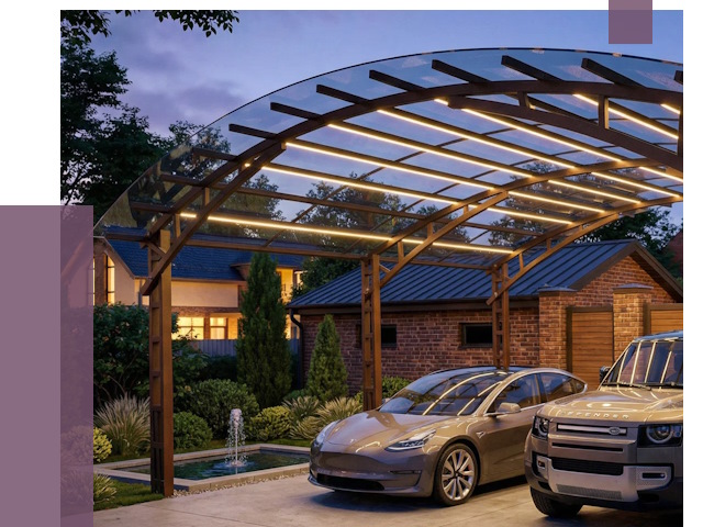 Металлические навесы в Мытищах от 12592 руб. под ключ — ПРОЛЁТ-Мтщ