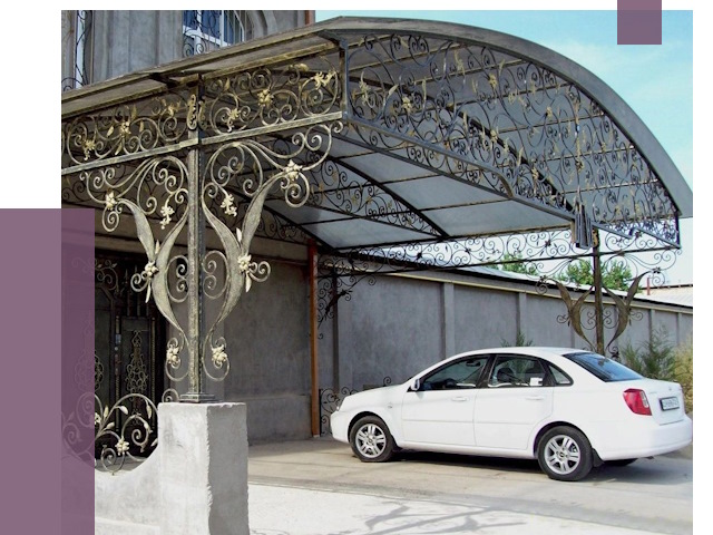 Кованые навесы в Мытищах от 14471 руб. | ПРОЛЁТ-Мтщ