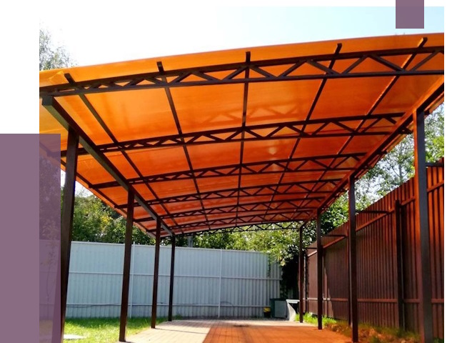 Односкатные навесы под ключ в Мытищах от 13049 руб. 