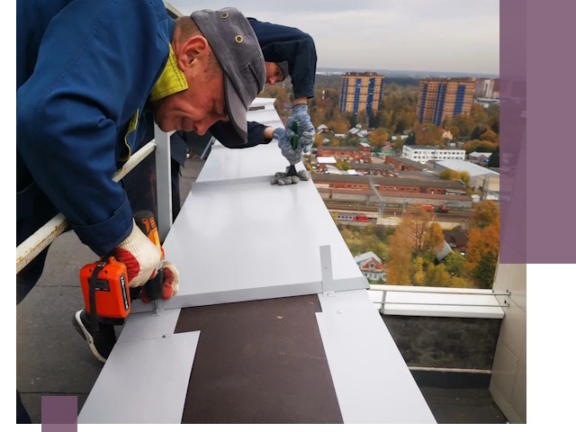 Монтаж парапетов в Мытищах — установка прочных металлических ограждений