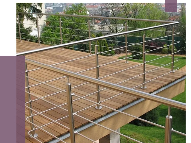 Алюминиевые парапеты в Мытищах под ключ от 7718 руб. 