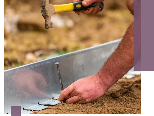 Монтаж металлических бордюров в Мытищах быстро и качественно