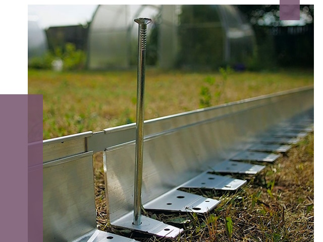 Металлические бордюры для газона в Мытищах от 4265 руб. | ПРОЛЁТ-Мтщ