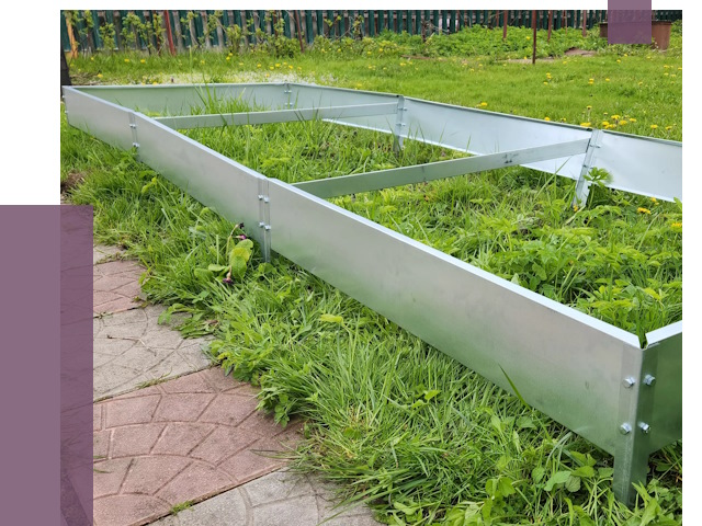 Металлические бордюры для грядок в Мытищах от 1777 руб. 