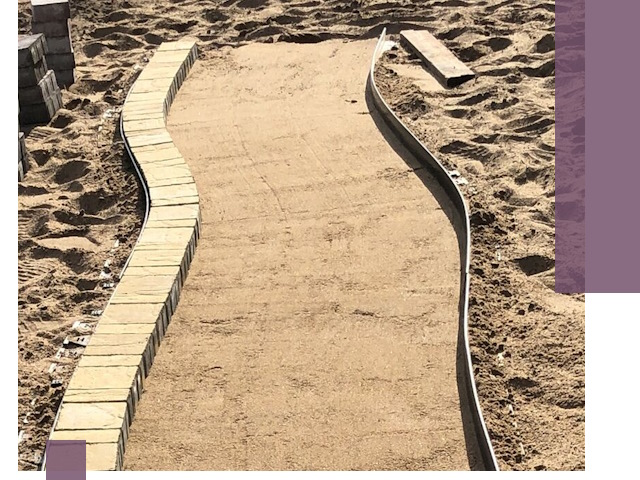 Металлические бордюры для тротуаров в Мытищах — прочные и долговечные