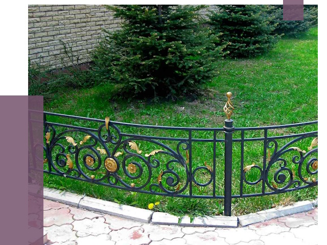Кованые газонные ограждения в Мытищах от 7565 руб. — ПРОЛЁТ-Мтщ