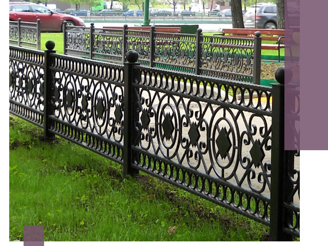 Секционные газонные ограждения под ключ в Мытищах