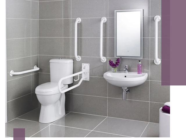 Поручни для санузлов в Мытищах: установка, ремонт и монтаж